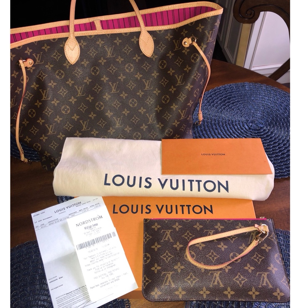 Louis Vuitton Monogram Pivoine Neverfull GM
